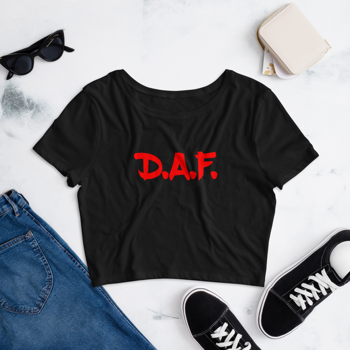 D.A.F. Crop Tee - Triplebeam Certified