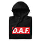 D.A.F. Unisex Hoodie - Triplebeam Certified
