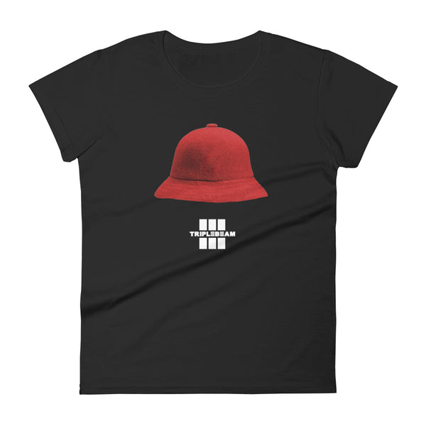 Retro Hat Tee- Womens - Triplebeam Certified