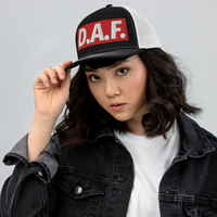 D.A.F. Trucker Cap (Red Patch) - Triplebeam Certified