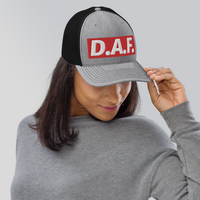 D.A.F. Trucker Cap (Red Patch) - Triplebeam Certified