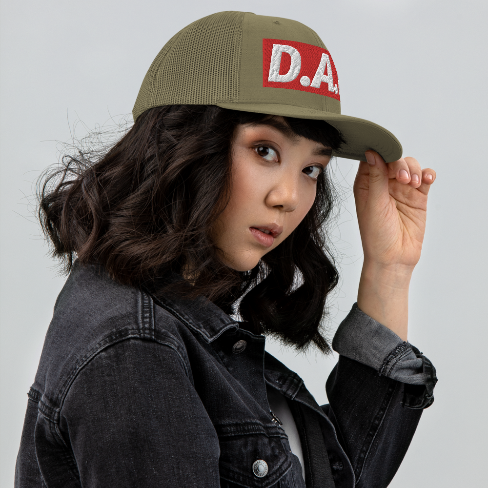 D.A.F. Trucker Cap (Red Patch) - Triplebeam Certified