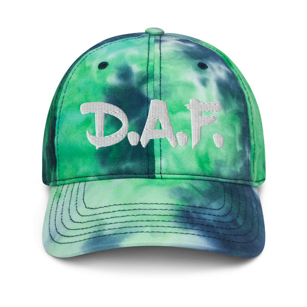 D.A.F. Tie-Dye Hat (3D Design) - Triplebeam Certified