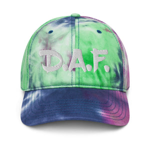 D.A.F. Tie-Dye Hat (3D Design) - Triplebeam Certified