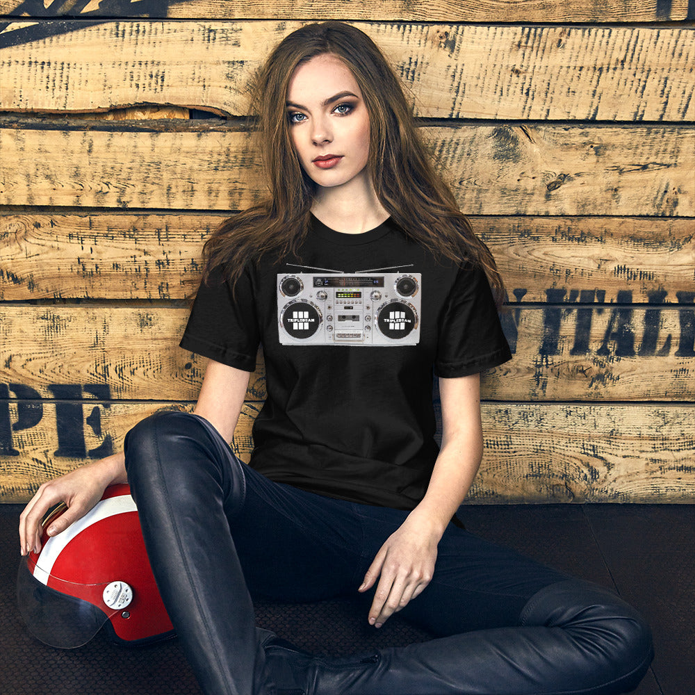 Retro Boombox Tee - Triplebeam Certified