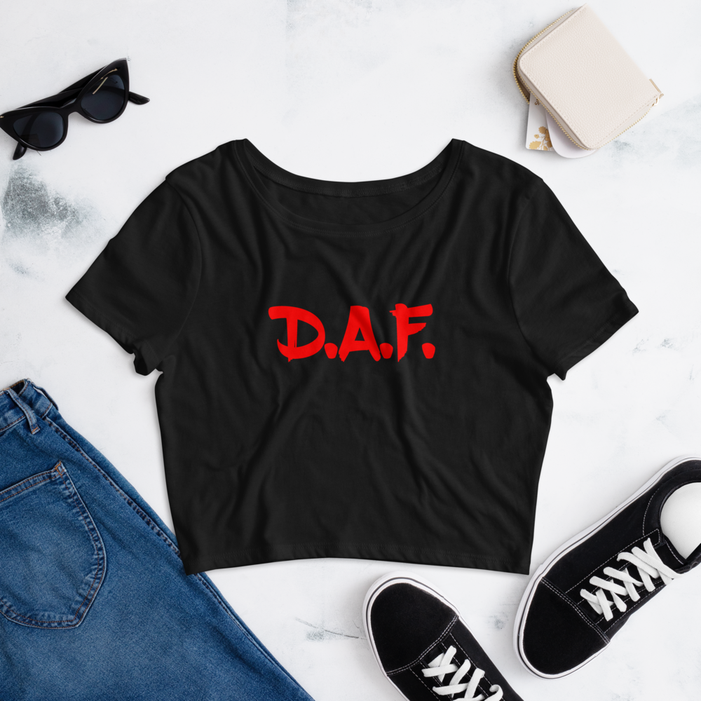 D.A.F.  Crop Tee - Triplebeam Certified