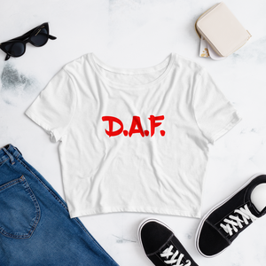 D.A.F.  Crop Tee - Triplebeam Certified